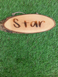 Wooden Stable Name Plaques