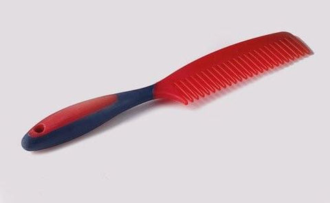 Rhinegold Soft Touch Comb Red/Navy