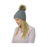 Melrose Cable Knit Bobble Hat