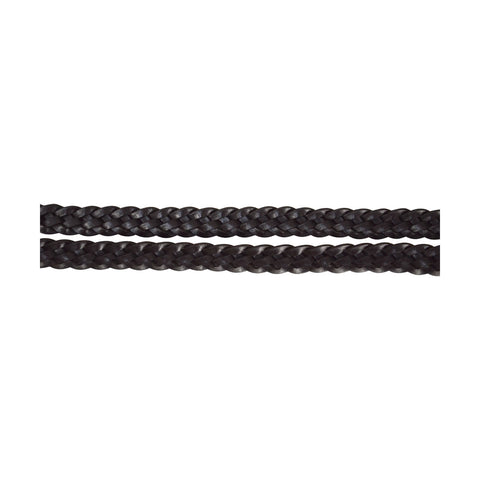 HY Plaited Reins pony 1/2" amd Full 5/8" black and brown