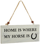 Wooden Horse Sign